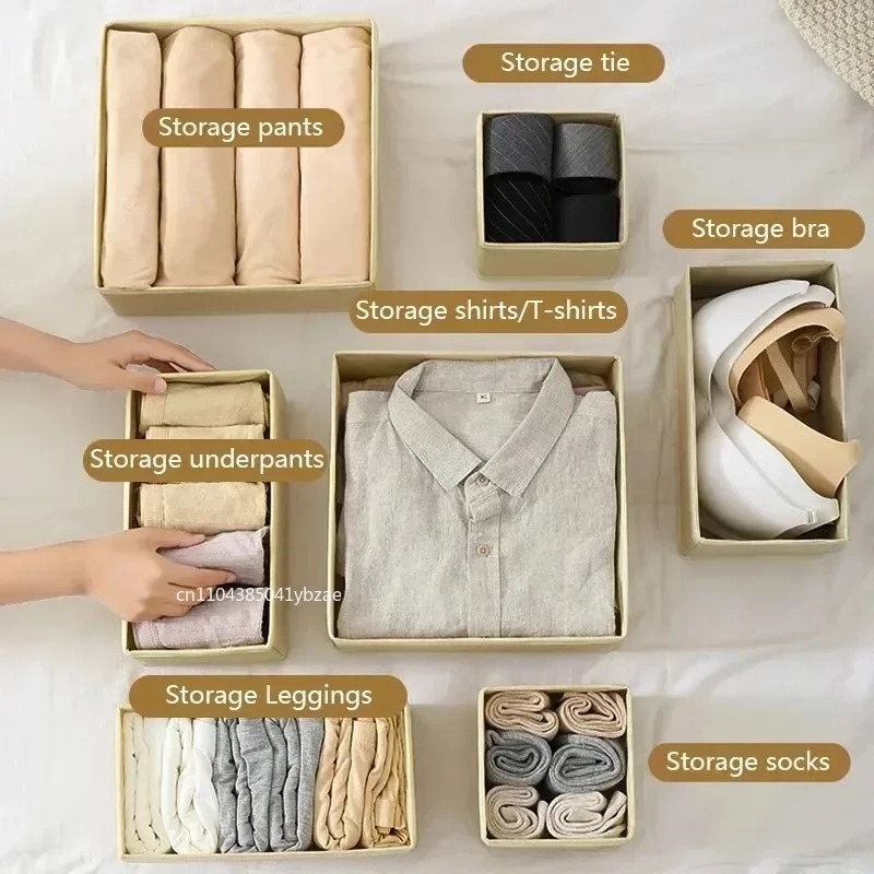 Fabric Underwear Storage Box D - Closet Organizer Baby recension och pris