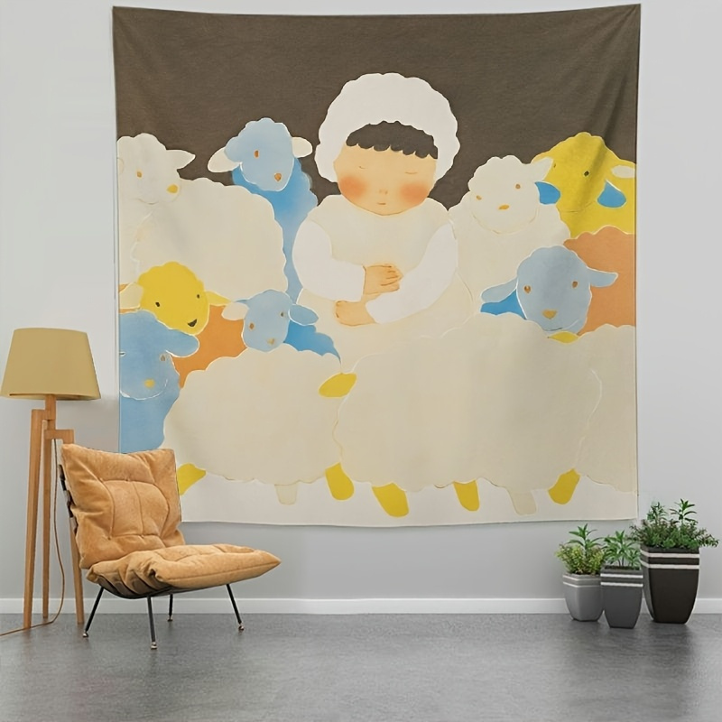 Charming Nursery Scene Tapestr - Baby Nursery Colors recension och pris