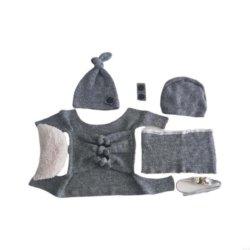   Baby Photography Props Hat W - Baby Wrap Stretchy recension och pris