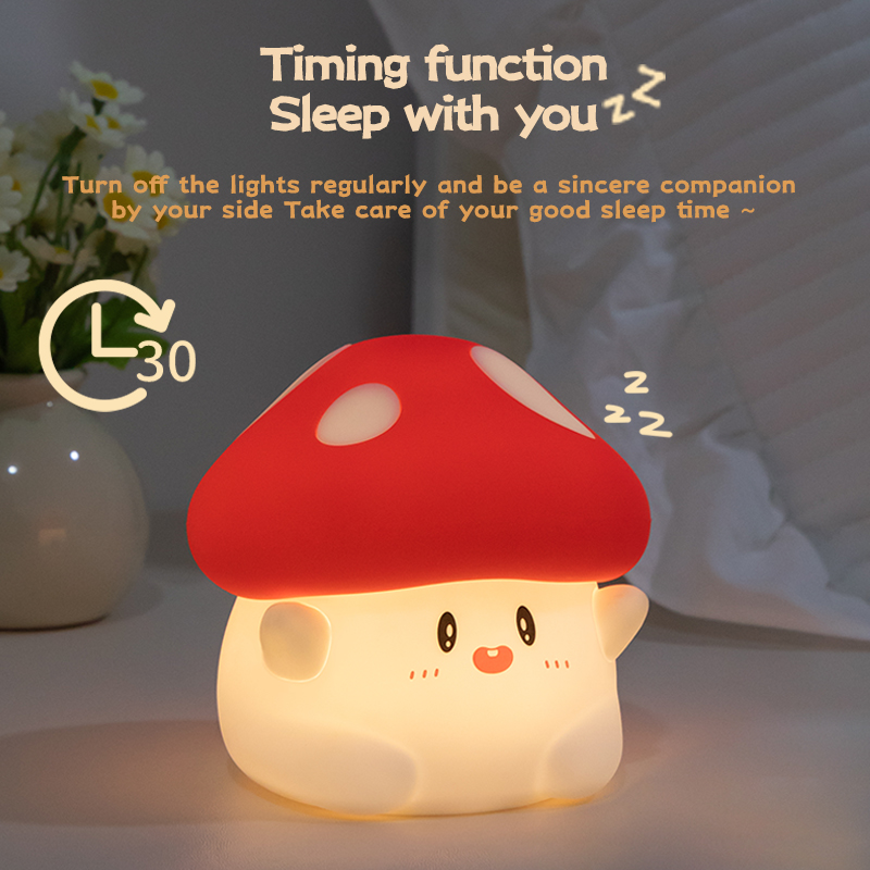 Mushroom Night Light LED Recha - Baby Nursery Night Light recension och pris