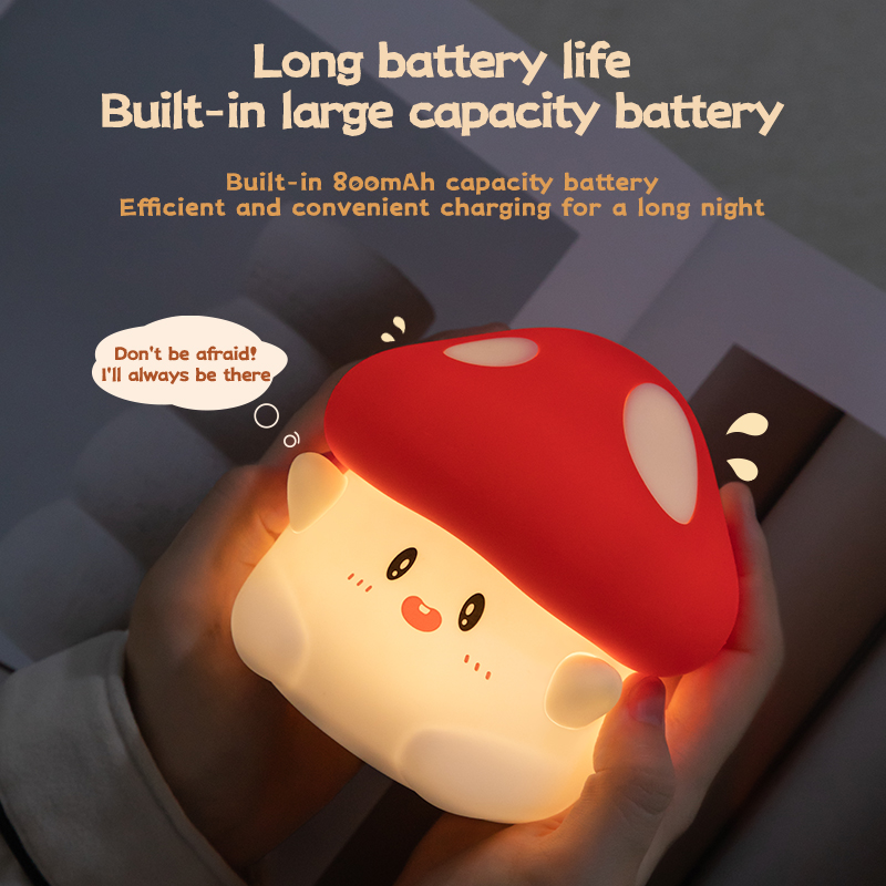 Mushroom Night Light LED Recha - Baby Nursery Night Light recension och pris