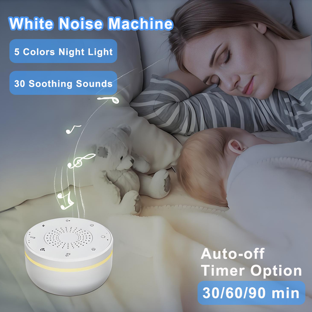 Baby White Noise Machine USB R - Baby Sound Machine White recension och pris