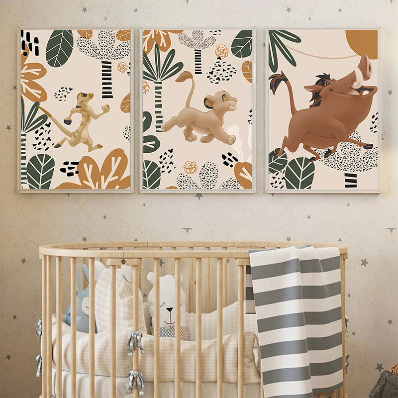 Kid Lion King Boho Posters and - Baby Nursery Images recension och pris