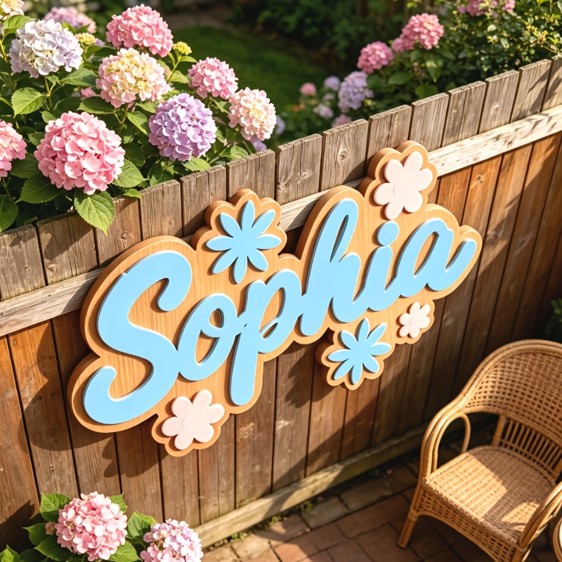 Personalized Floral Themed Nam - Baby Nursery Decor recension och pris
