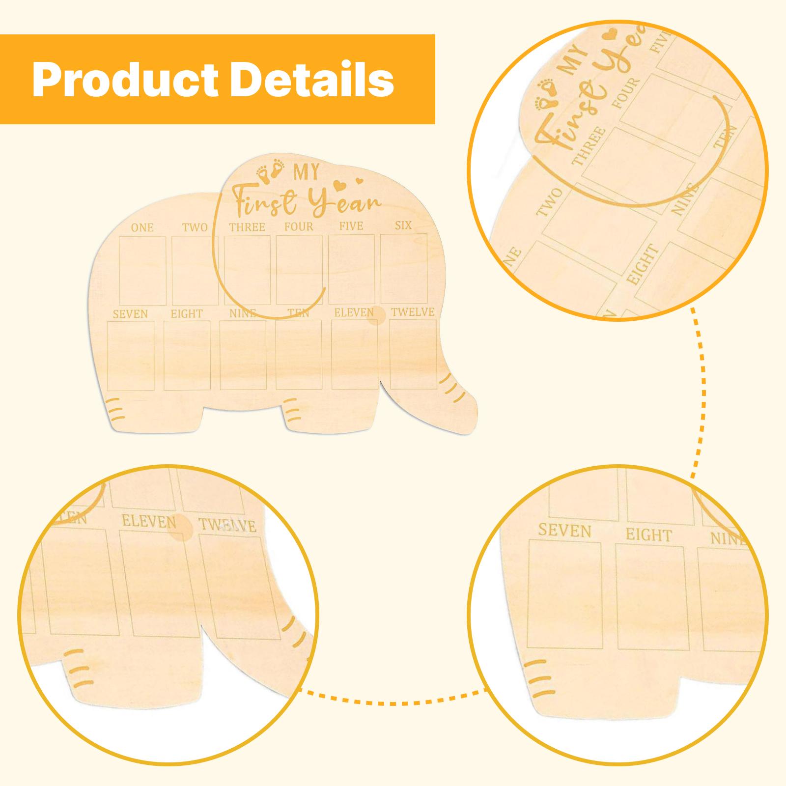Baby First Twelve Months Photo - Baby Nursery Unisex recension och pris
