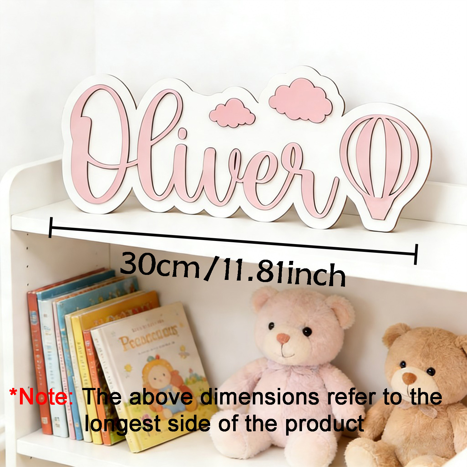 Personalized Hot Air Balloon & - Baby Nursery Decor recension och pris