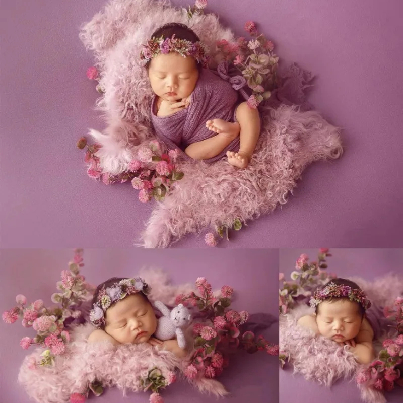 Purple Tones Newborn Photograp - Baby Wrap Stretchy recension och pris
