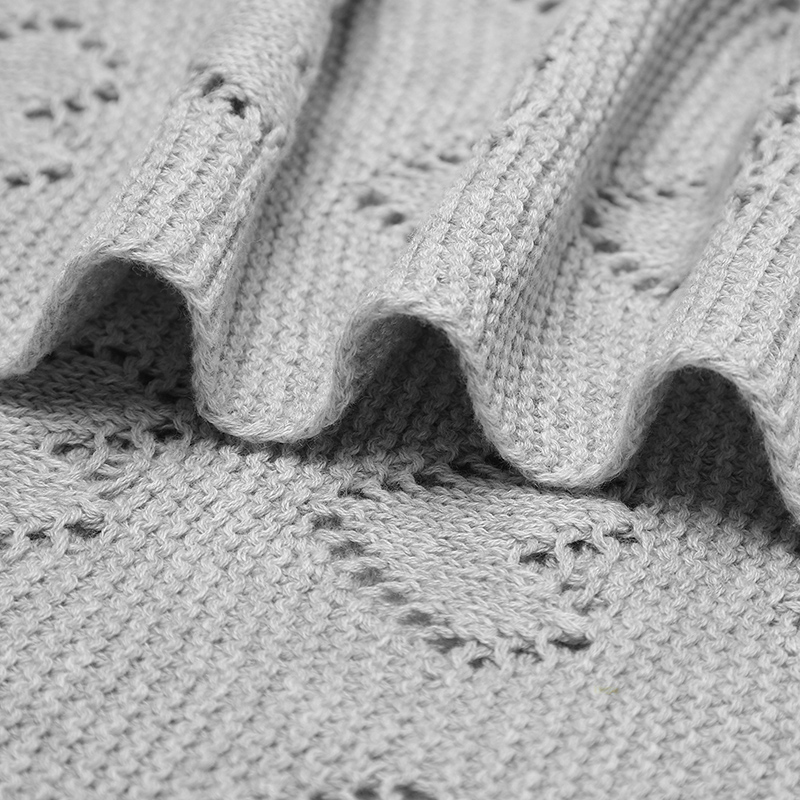 Baby Cotton Blankets Knitted N - Baby Girl Nursery Quilt recension och pris
