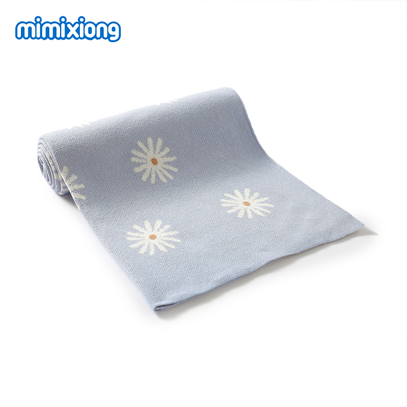Baby Floral Blankets Knitted A - Baby Girl Nursery Quilt recension och pris