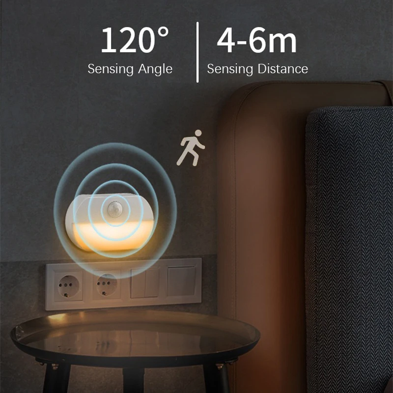 LED Human Body Sensing Night L - Baby Nursery Night Light recension och pris