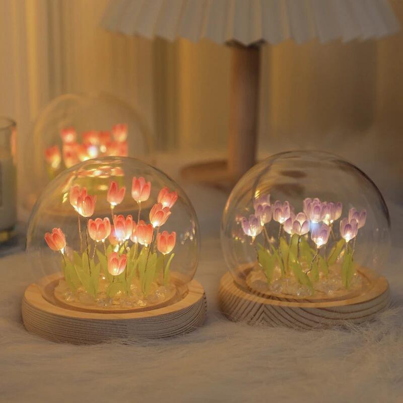 Artificial Tulip Flower Night  - Baby Nursery Night Light recension och pris