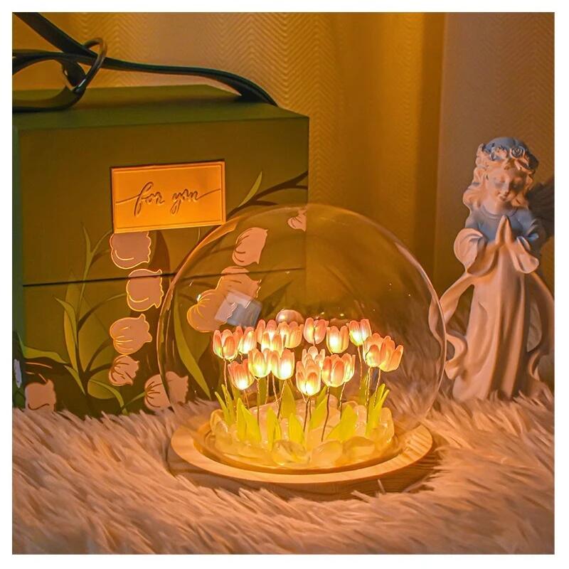 Artificial Tulip Flower Night  - Baby Nursery Night Light recension och pris