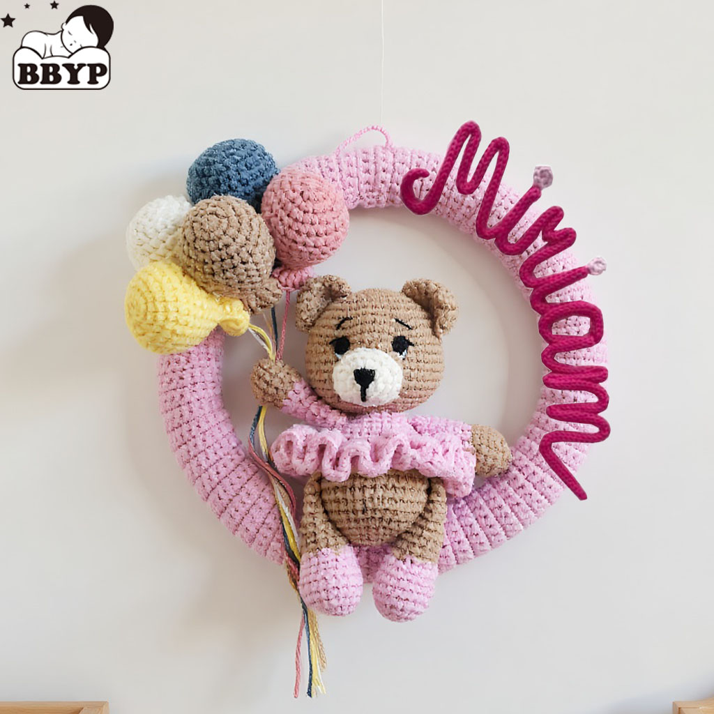 Personalized Crochet Name Wrea - Baby Nursery Unisex recension och pris