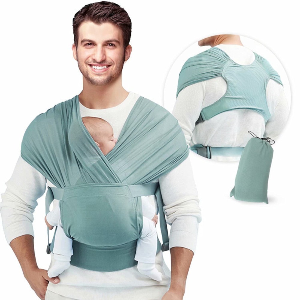 Portable Ergonomic Newborn Bab - Baby Wrap Stretchy recension och pris