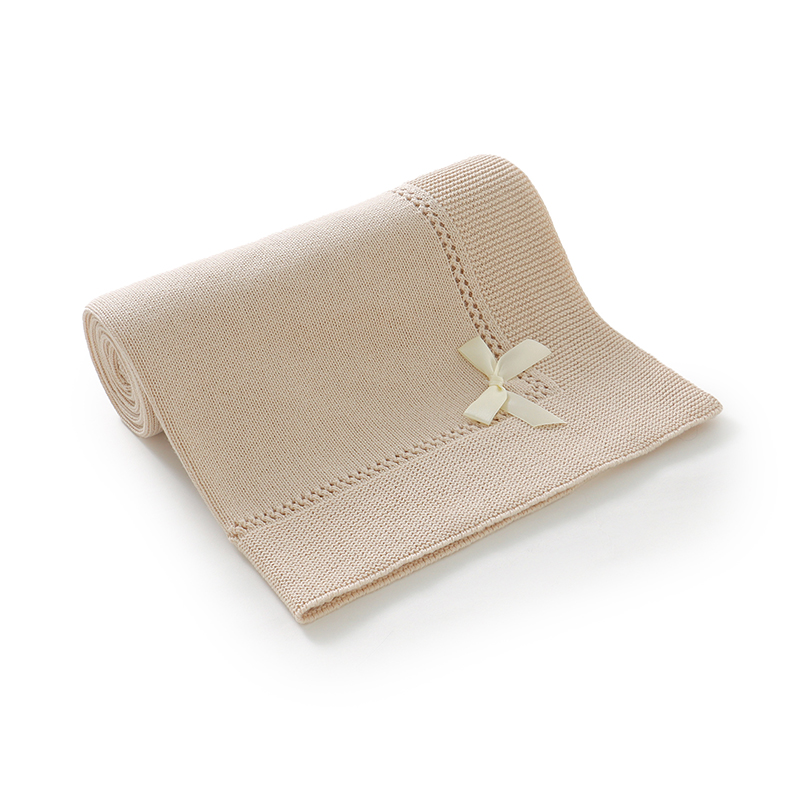 100%Cotton Baby Blankets Knitt - Baby Girl Nursery Quilt recension och pris