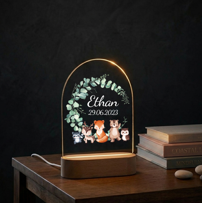Personalized Baby Night Light  - Baby Nursery Night Light recension och pris